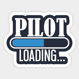 Pilot loading design for pilot cadets Sticker